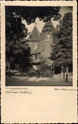 Foto Ak Magdeburg, Lukasklause