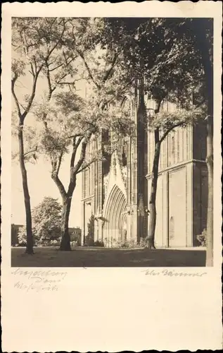 Foto Ak Magdeburg, Dom, Portal