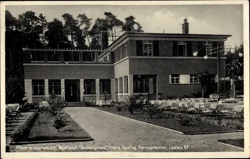 Ak Möser Jerichower Land, Waldhotel Tannengrund