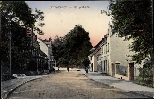 Ak Schlebusch Leverkusen im Rheinland, Hauptstraße