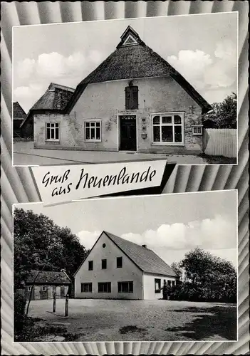 Ak Neuenlande Loxstedt in Niedersachsen, Häuser