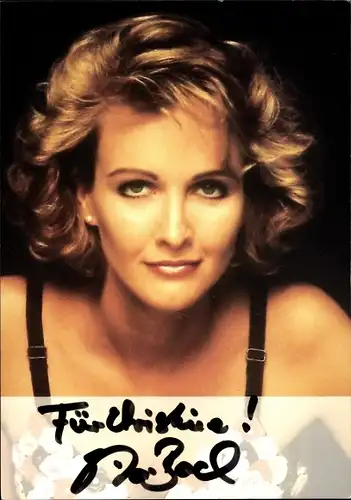 Ak Sängerin Kristina Bach, Portrait, Autogramm