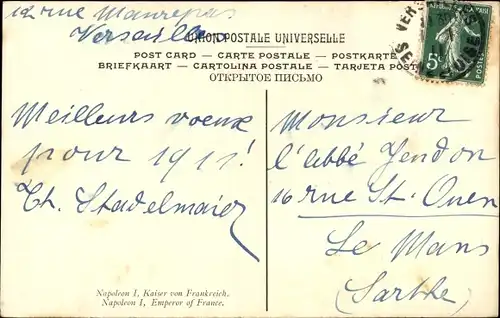 Ak Napoleon I., Empereur des Francais