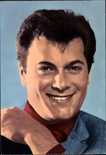 Ak Schauspieler Tony Curtis, Manche mögen's heiß, Portrait