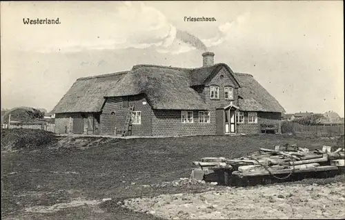 Ak Westerland auf Sylt, Friesenhaus