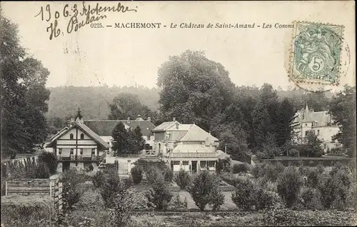 Ak Machemont Oise, Le Chateau de Saint Amand