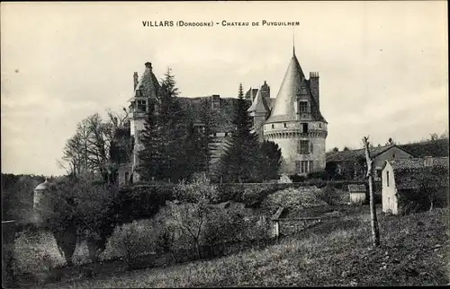 Ak Villars Dordogne, Chateau de Puyguilhem