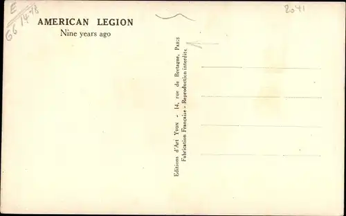 Ak American Legion, Nine years ago
