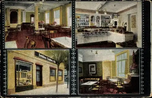 Ak Schönebeck an der Elbe, Schülers Konditorei und Cafe, Breiteweg 1, Innenansicht