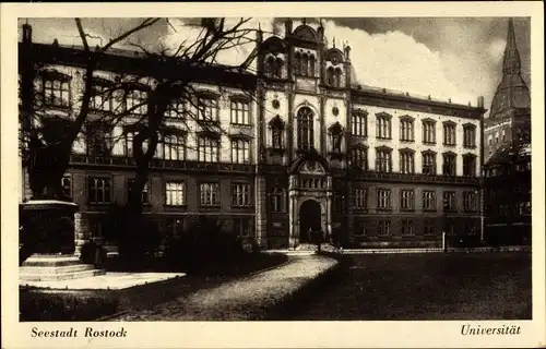 Ak Rostock in Mecklenburg Vorpommern, Universität