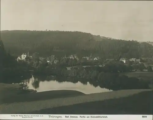 Foto Ilmenau in Thüringen, Rietzebühlerteich, NPG 8624