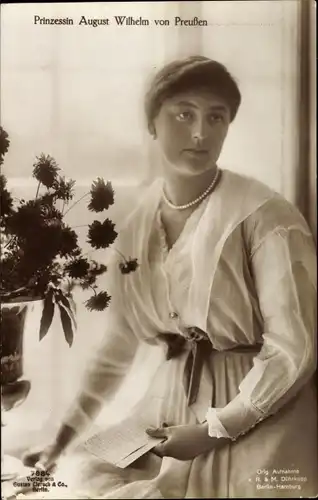 Ak Prinzessin August Wilhelm von Preußen, Alexandra Viktoria, Liersch 7884