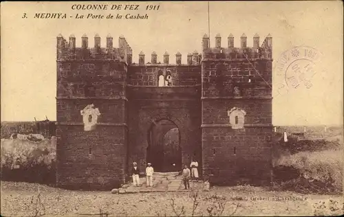 Ak Mehdya Marokko, La Porte de la Casbah