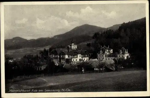 Ak Küb am Semmering Payerbach in Niederösterreich, Blick auf den Ort