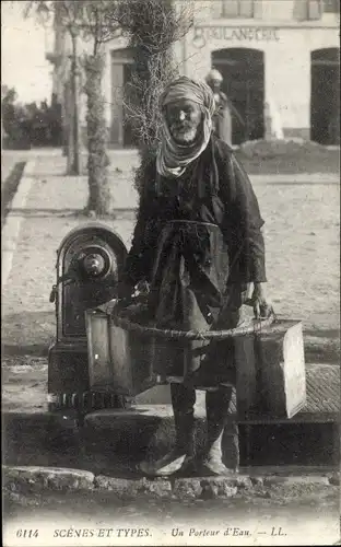 Ak Algerien, Scenes et Types, Un Porteuer d'eau