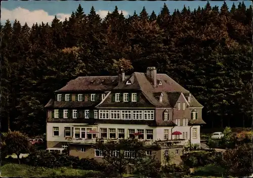 Ak Rimberg Schmallenberg im Sauerland, Hotel Pension Knoche