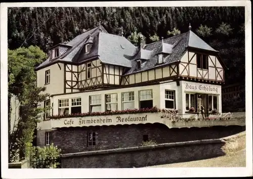 Ak Bad Bertrich an der Mosel Eifel, Fremdenheim Restaurant Haus Erholung