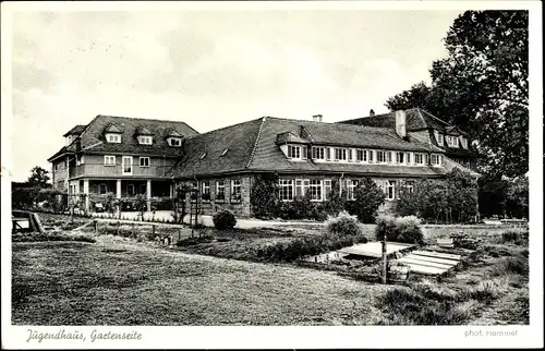 Ak Schmie Maulbronn im Enzkreis, Jugendhaus Mühlacker, Gartenseite