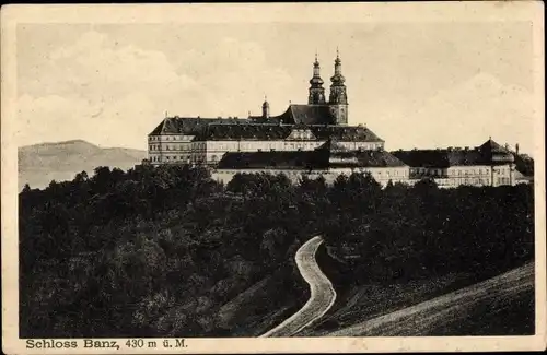 Ak Bad Staffelstein am Main Oberfranken, Schloß Banz,