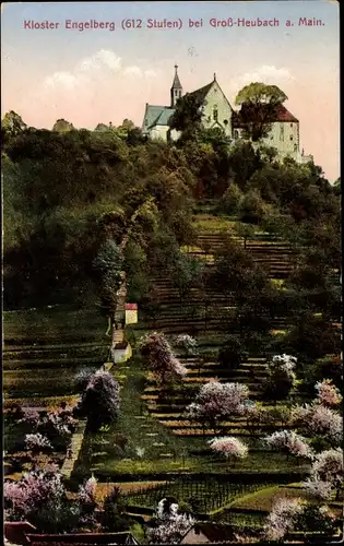 Ak Großheubach am Main, Kloster Engelberg mit Umgebung