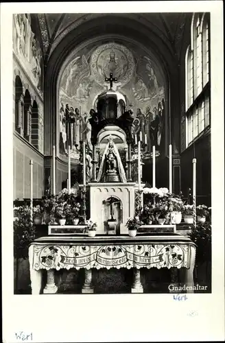 Ak Werl in Westfalen, Blick auf Gnadenaltar, Wallfahrtskirche