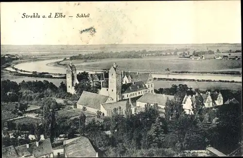 Ak Strehla an der Elbe Sachsen, Schloss