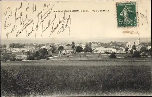 Ak Le Valdahon Doubs, Vue Generale