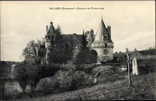 Ak Villars Dordogne, Chateau de Puyguilhem