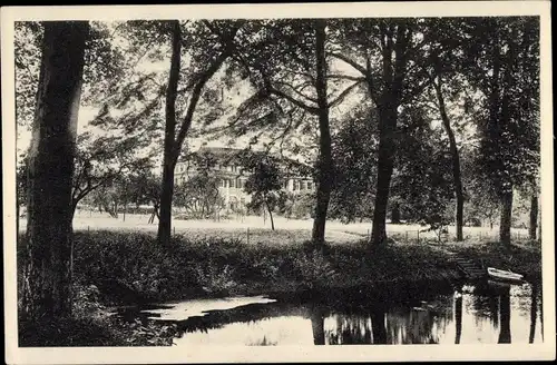 Ak Besigheim am Neckar Württemberg, Erholungsheim Freudental, Seepartie