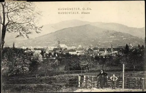 Ak Masevaux Masmünster Elsass Haut Rhin, Vue generale