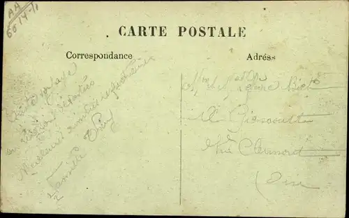 Ak Bapaume Pas de Calais, Ruines de l'Eglise en 1919