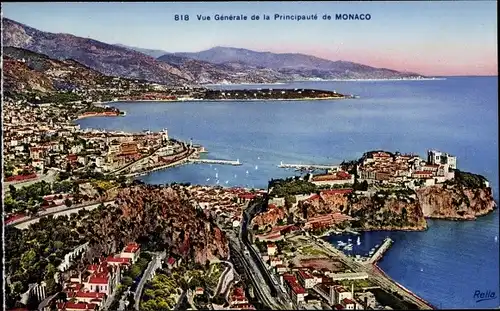 Ak Monaco, Vue generale de la Principaute