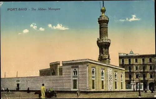 Ak Port Said Ägypten, The Abbas Mosquee