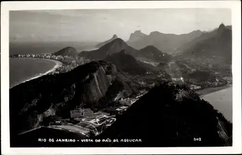 Foto Ak Rio de Janeiro Brasilien, Vista do Pao de Assucar