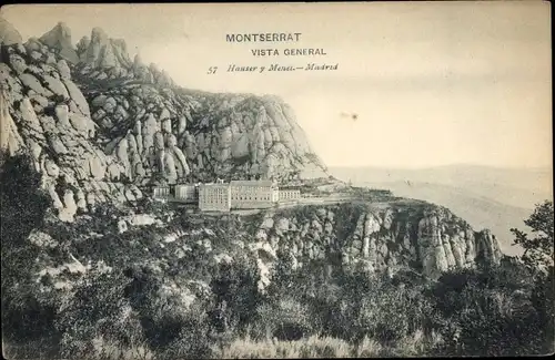 Ak Montserrat Katalonien, Vista General