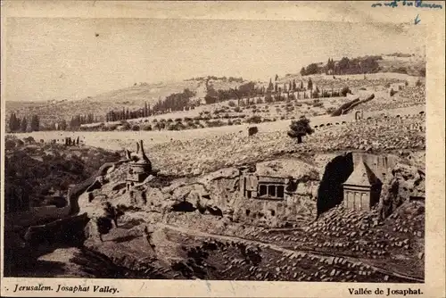 Ak Jerusalem Israel, Josaphat Valley, Tal Joschafat, Kidrontal