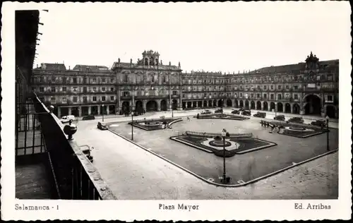 Foto Ak Salamanca Kastilien und León, Plaza Mayor