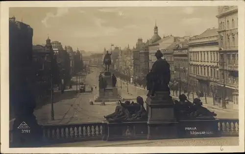 Foto Ak Praha Prag Tschechien, Václavské náměstí, Wenzelsplatz