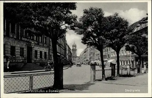 Ak Vilshofen an der Donau Niederbayern, Stadtplatz