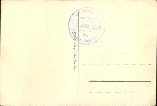 Ak Dampfschiff Bubendey, HAPAG