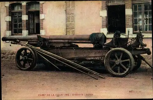 Ak La Courtine Creuse, Camp de La Courtine, Artillerie Lourde