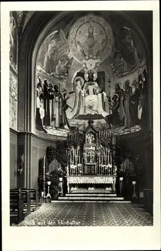 Ak Werl im Kreis Soest Nordrhein Westfalen, Blick auf den Hochaltar der Wallfahrtskirche