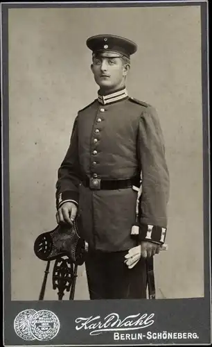 CdV Deutscher Soldat in Uniform, Portrait