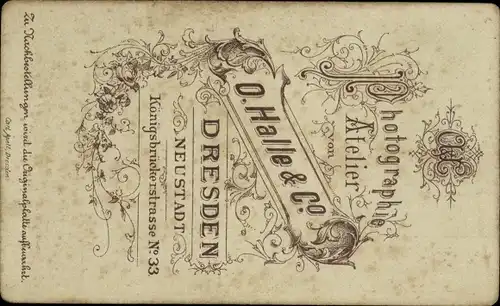 CdV Deutscher Soldat in Uniform, Portrait