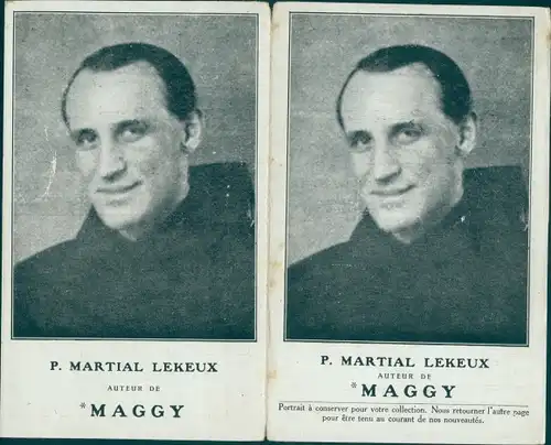 Klapp Ak P. Martial Lekeux, Auteur de Maggy, Librairie Plon