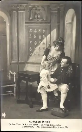 Ak Napolen Intime, Scene V, Le Roi de Rome, je veux des soldats