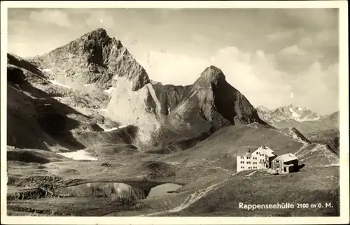 Ak Oberstdorf im Oberallgäu, Rappenseehütte