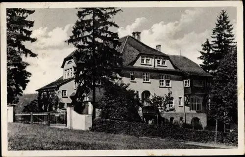 Ak Oybin in der Oberlausitz, Erholungsheim Jenny Marx