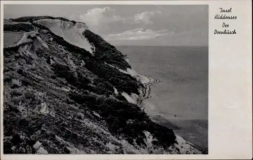 Ak Insel Hiddensee in der Ostsee, Der Dornbusch, Küstenlandschaft