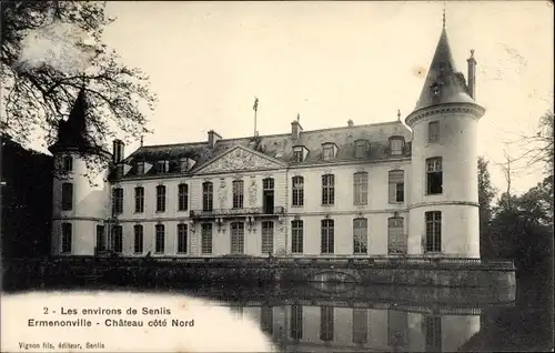 Ak Ermenonville Oise, Le Chateau